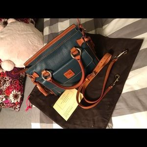 Dooney and Bourke Teal Satchel